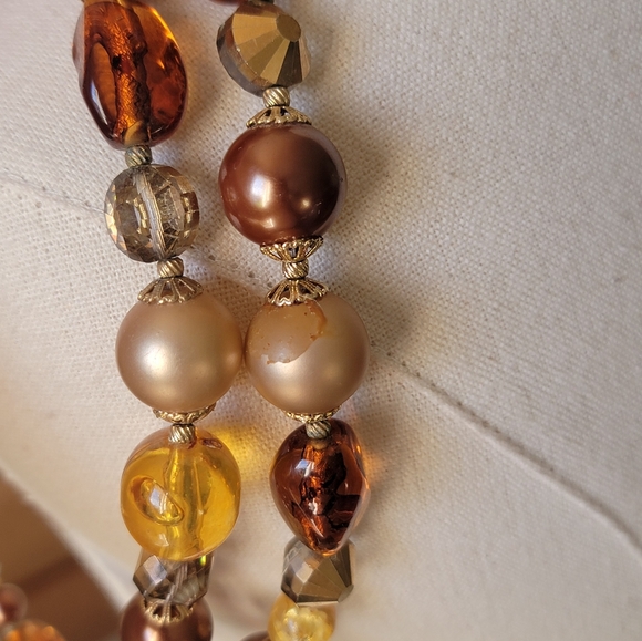 VTG Vendome Shades Of Autumn Necklace - Picture 5 of 10
